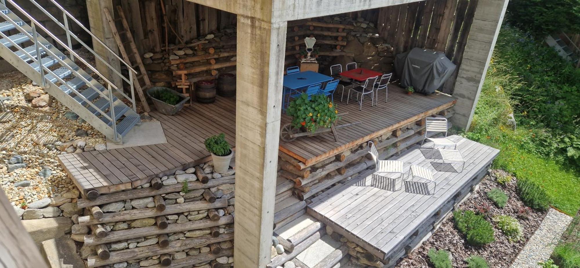 Nostalgie Bed & Breakfast Chraemerhus Curaglia Luaran gambar